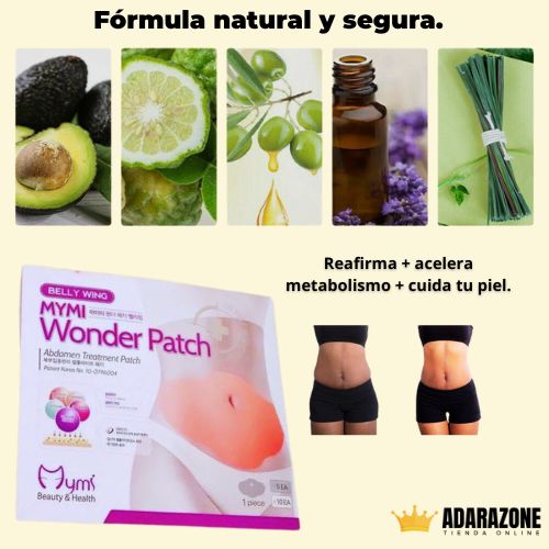 WonderFit Abdomen™  5  Parches Adelgazantes Naturales para Abdomen Plano.