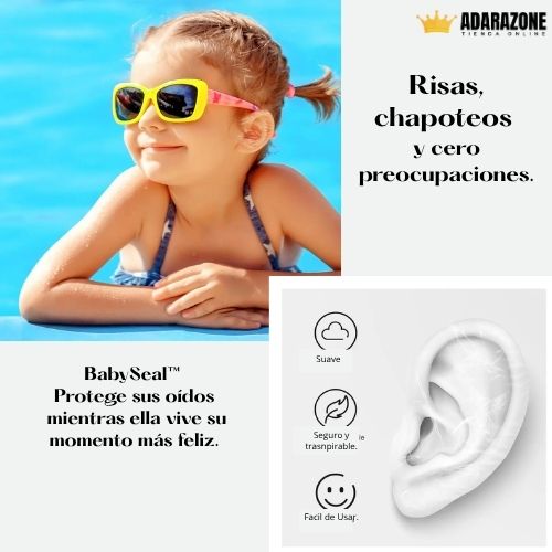 BabySeal™ – Protectores Auditivos Impermeables para Bebés.