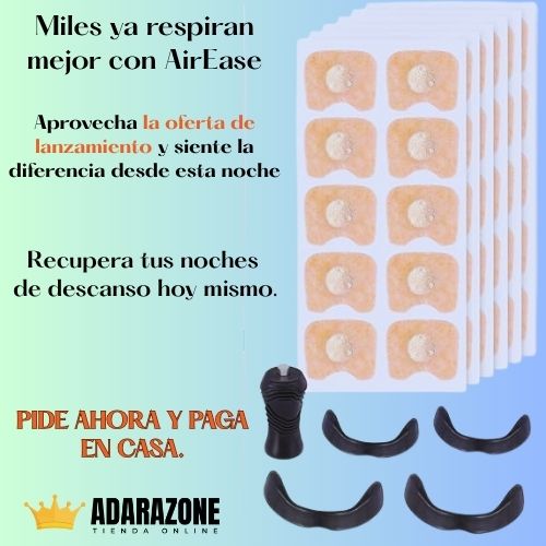 AirEase™ – Dilatador Nasal Antirronquidos.
