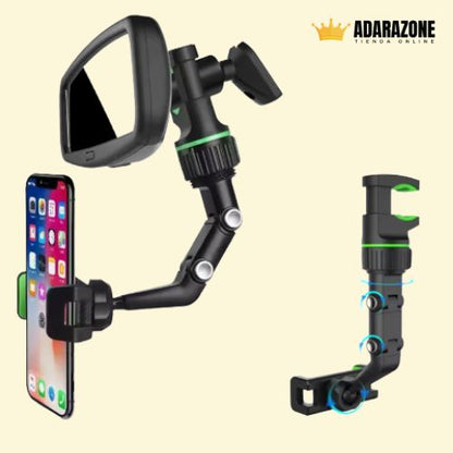 Clip&Go 360 ™   SOPORTE PARA CELULAR RETROVISOR PLUS.