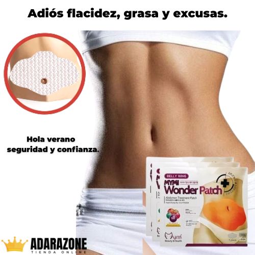 WonderFit Abdomen™  5  Parches Adelgazantes Naturales para Abdomen Plano.
