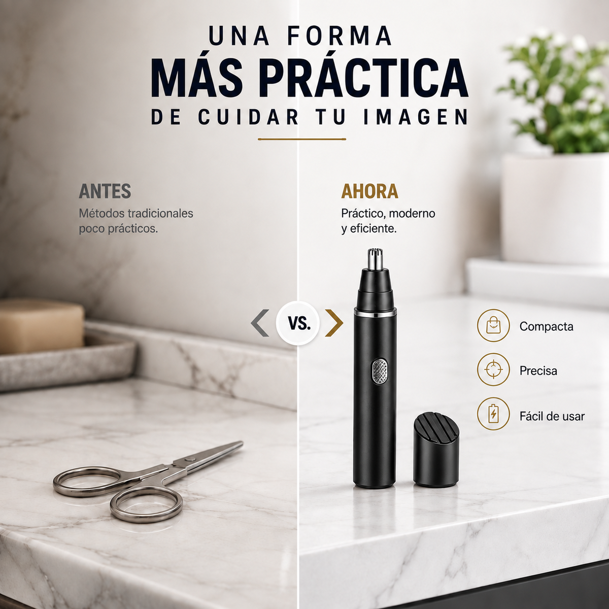 Depiladora Nariz Y Orejas Portatil.