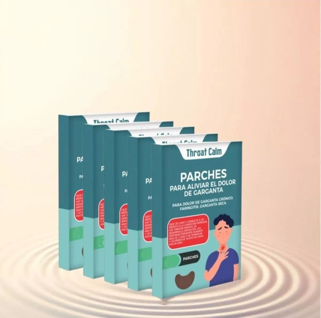 🌿 ThroatCalm™ Patches — Alivio Silencioso, Poder Natural