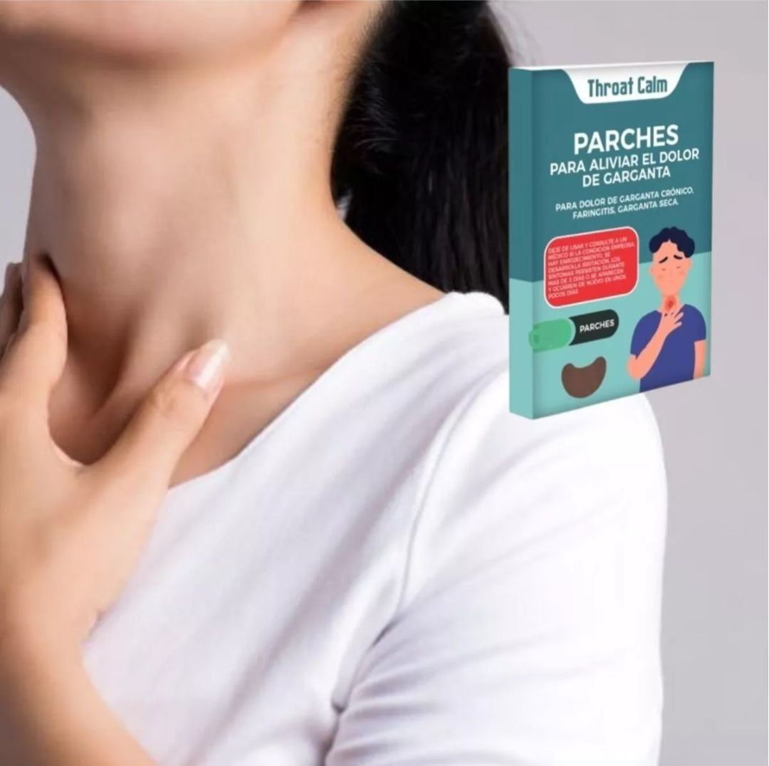 🌿 ThroatCalm™ Patches — Alivio Silencioso, Poder Natural